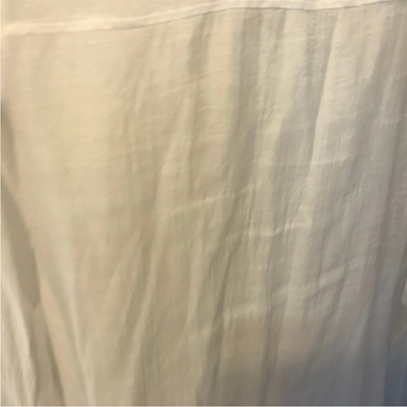 H&M Divided Long Shirt with Applique White Long Sleeve Buttons At cuff Size 14 - Picture 10 of 16